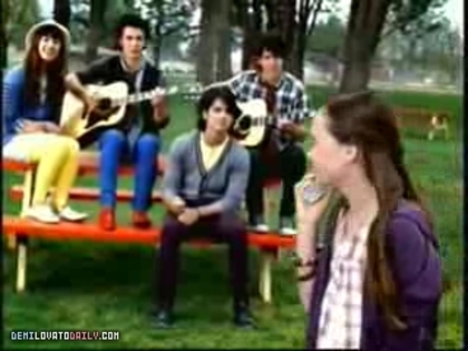 Demi and Jonas (1) - Demi - 2008 - Camp Rock - Back To School Sweepstakes Commercial