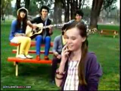 Demi and Jonas (3) - Demi - 2008 - Camp Rock - Back To School Sweepstakes Commercial