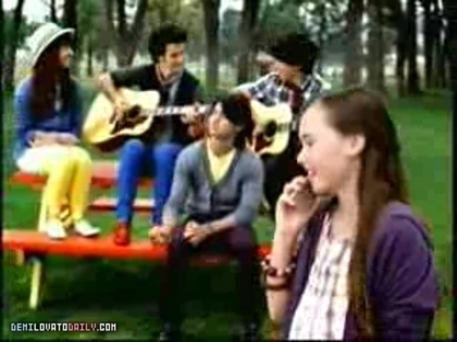 Demi and Jonas (4) - Demi - 2008 - Camp Rock - Back To School Sweepstakes Commercial