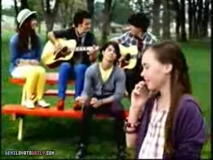 Demi and Jonas (5) - Demi - 2008 - Camp Rock - Back To School Sweepstakes Commercial