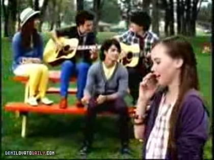 Demi and Jonas (6) - Demi - 2008 - Camp Rock - Back To School Sweepstakes Commercial