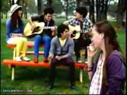 Demi and Jonas (7) - Demi - 2008 - Camp Rock - Back To School Sweepstakes Commercial