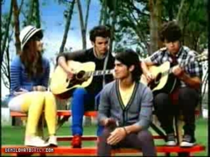 Demi and Jonas (8) - Demi - 2008 - Camp Rock - Back To School Sweepstakes Commercial