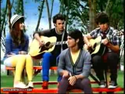 Demi and Jonas (9) - Demi - 2008 - Camp Rock - Back To School Sweepstakes Commercial