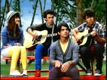 Demi and Jonas (12) - Demi - 2008 - Camp Rock - Back To School Sweepstakes Commercial