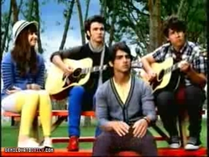 Demi and Jonas (13) - Demi - 2008 - Camp Rock - Back To School Sweepstakes Commercial