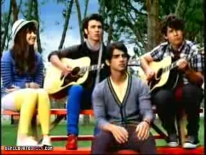 Demi and Jonas (14) - Demi - 2008 - Camp Rock - Back To School Sweepstakes Commercial