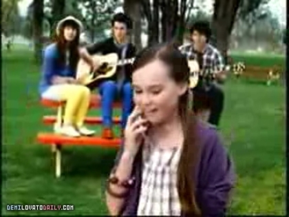 Demi and Jonas (15) - Demi - 2008 - Camp Rock - Back To School Sweepstakes Commercial