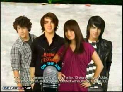 Demi and Jonas (26) - Demi - 2008 - Camp Rock - Back To School Sweepstakes Commercial