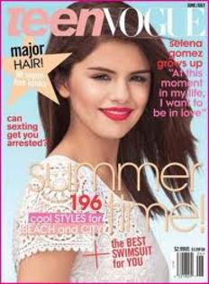 5 - Selena Gomez cu fata pe reviste