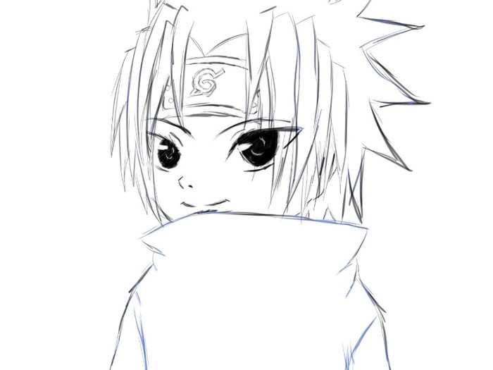 sasuke smile