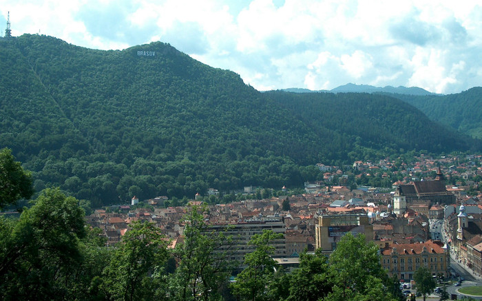 Bv. vazut de la Cetate 13 - BRASOV vazut de la CETATE