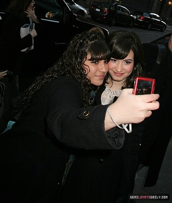 Demi (17) - Demi - January 29 - Arriving and leaving the ABC Studios