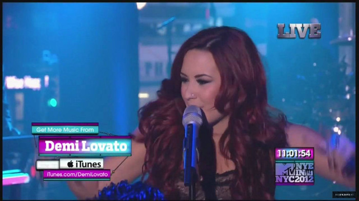 Demitzu (1) - Demi - December 31 - MTV New Years Eve Bash 2012 LIVE