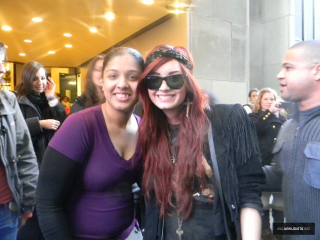 Demi (1) - Demi - December 30 - In New York City with Fans