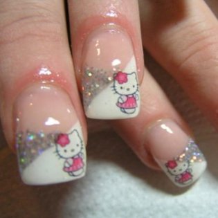 hello-kitty-unghie-decorate - unghii cu gel