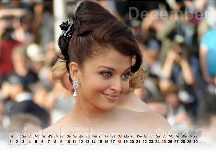 aish:* - calendare cu  actori indieni 2012