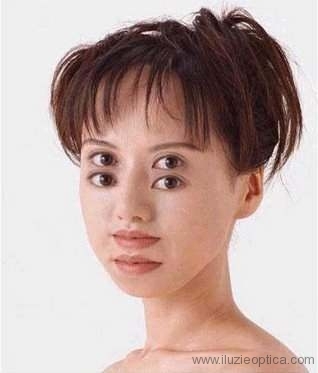 Femeia cu 4 ochi - Iluzii optice