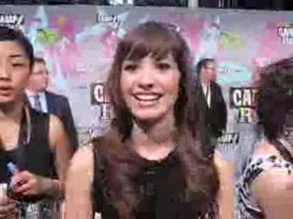 Demz (1) - Demi - Popstars Interview at the Camp Rock Premiere