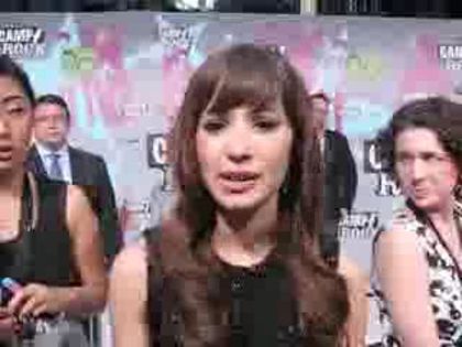 Demz (5) - Demi - Popstars Interview at the Camp Rock Premiere