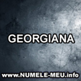 204-GEORGIANA poze cu nume - Poze avatar cu numele Georgiana