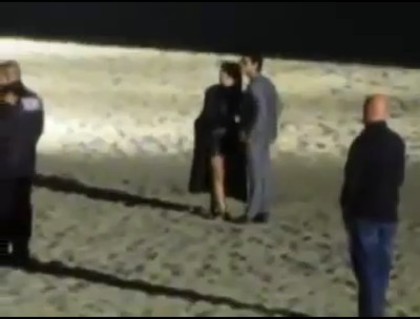 bscap0134 - Demilush and Joe - Huging on beach