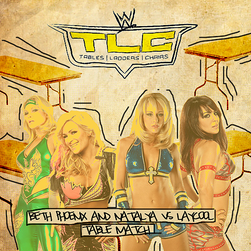 Lay-cool VS natalya and beth - TLC-2010