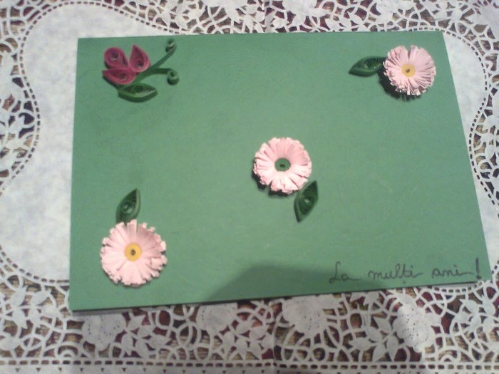 birthday card - quilling