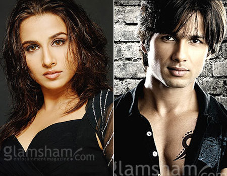 Shahid Kapoor and Vidya - Shahid Kapoor and Vidya