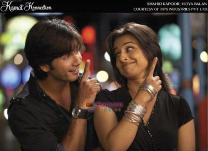 Shahid Kapoor and Vidya