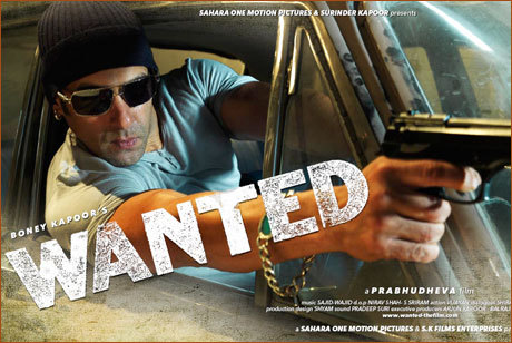 Wanted (released in 2009) - A typical Masala movie starring Salman Khan - Wanted