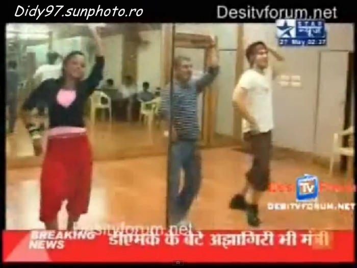 SBS - Parul and Kinshuk Rehearsing for Star Parivaar Awards 2009 on SBS