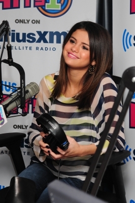 normal_009 - 14 March - Promoting her new music video Who Says at SiriusXM Radio in NYC