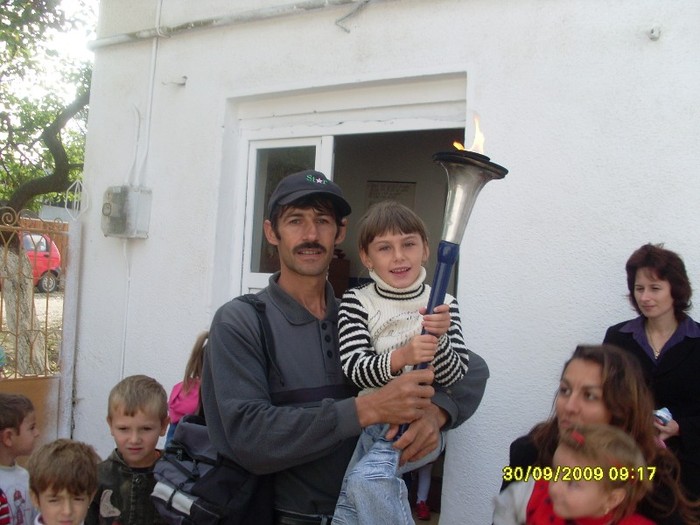 flacara olimpica la Turburea