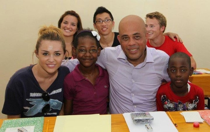 010 - Miley Cyrus In Haiti Again