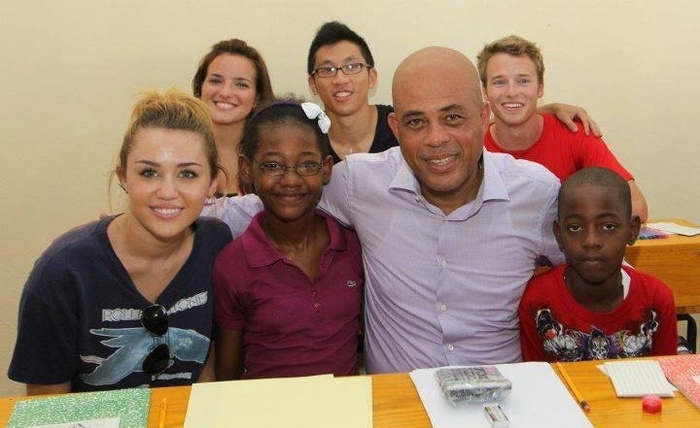 013 - Miley Cyrus In Haiti Again