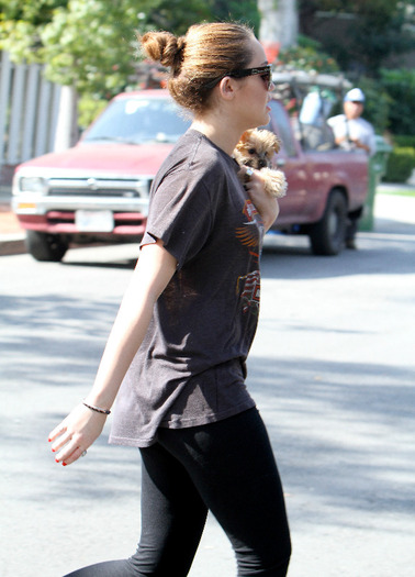 020 - Miley Cyrus Outside of her home in Toluca Lake