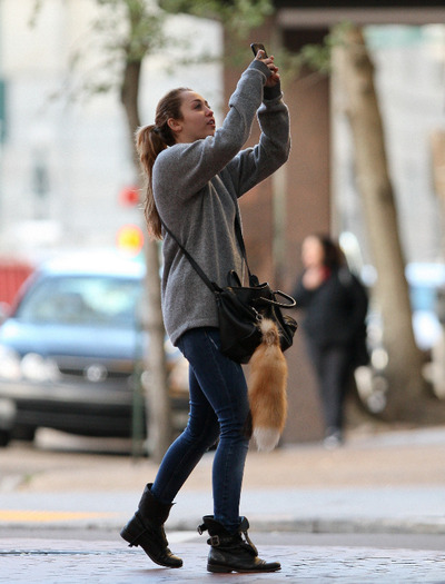 006 - Miley Cyrus Walking in New Orleans