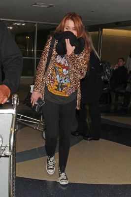 normal_022~24 - Miley Cyrus Arriving at LAX Airport