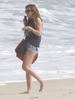 1 - Miley Cyrus At An Exclusive Beach In Rio De Janeiro Brazil 2th May