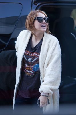 10 - Miley Cyrus At LAX Departing To Ecuador