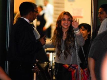 4 - Miley Cyrus At Peru Airport