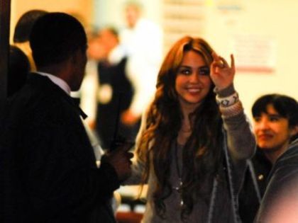 5 - Miley Cyrus At Peru Airport