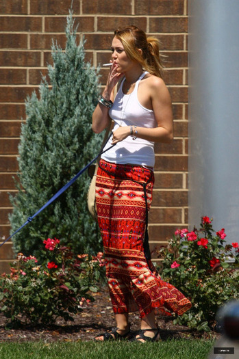 7 - Miley Cyrus Out and about in Michigan - July 31