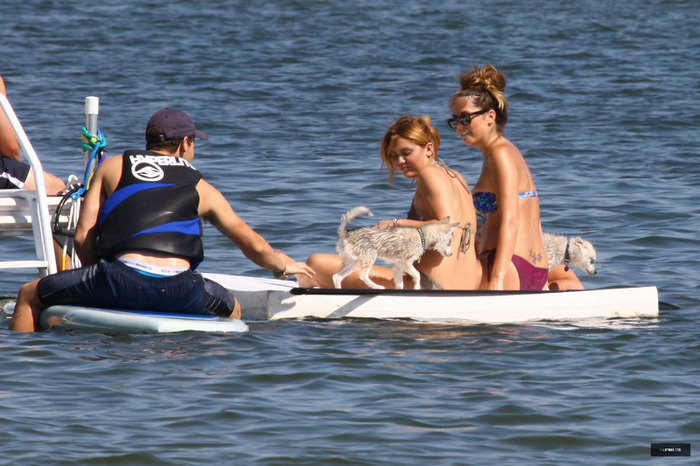 16 - Miley Cyrus At the Beach in Michigan - July 31