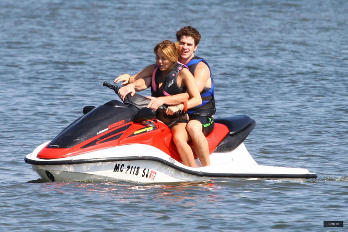 20 - Miley Cyrus At the Beach in Michigan - July 31