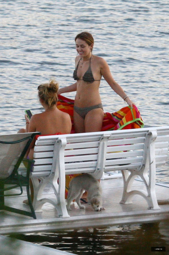 101 - Miley Cyrus At the Beach in Michigan - July 31