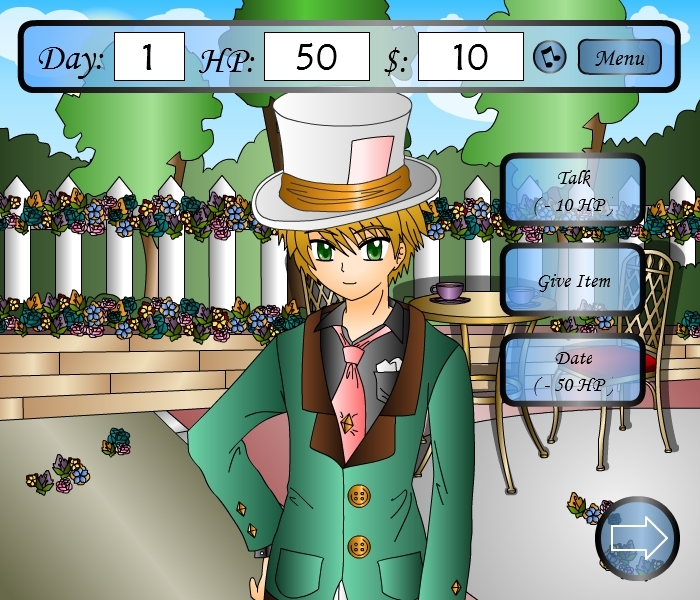 Wonderland Days Dating Sim