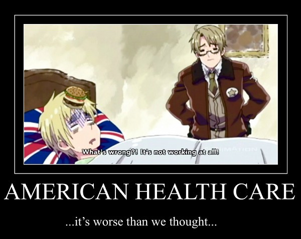 American health care - Hetalia motivationals