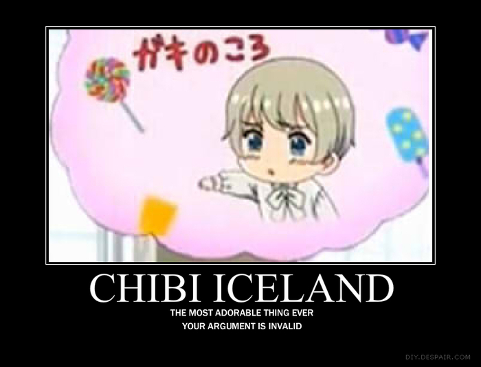 Chibi Iceland - Hetalia motivationals